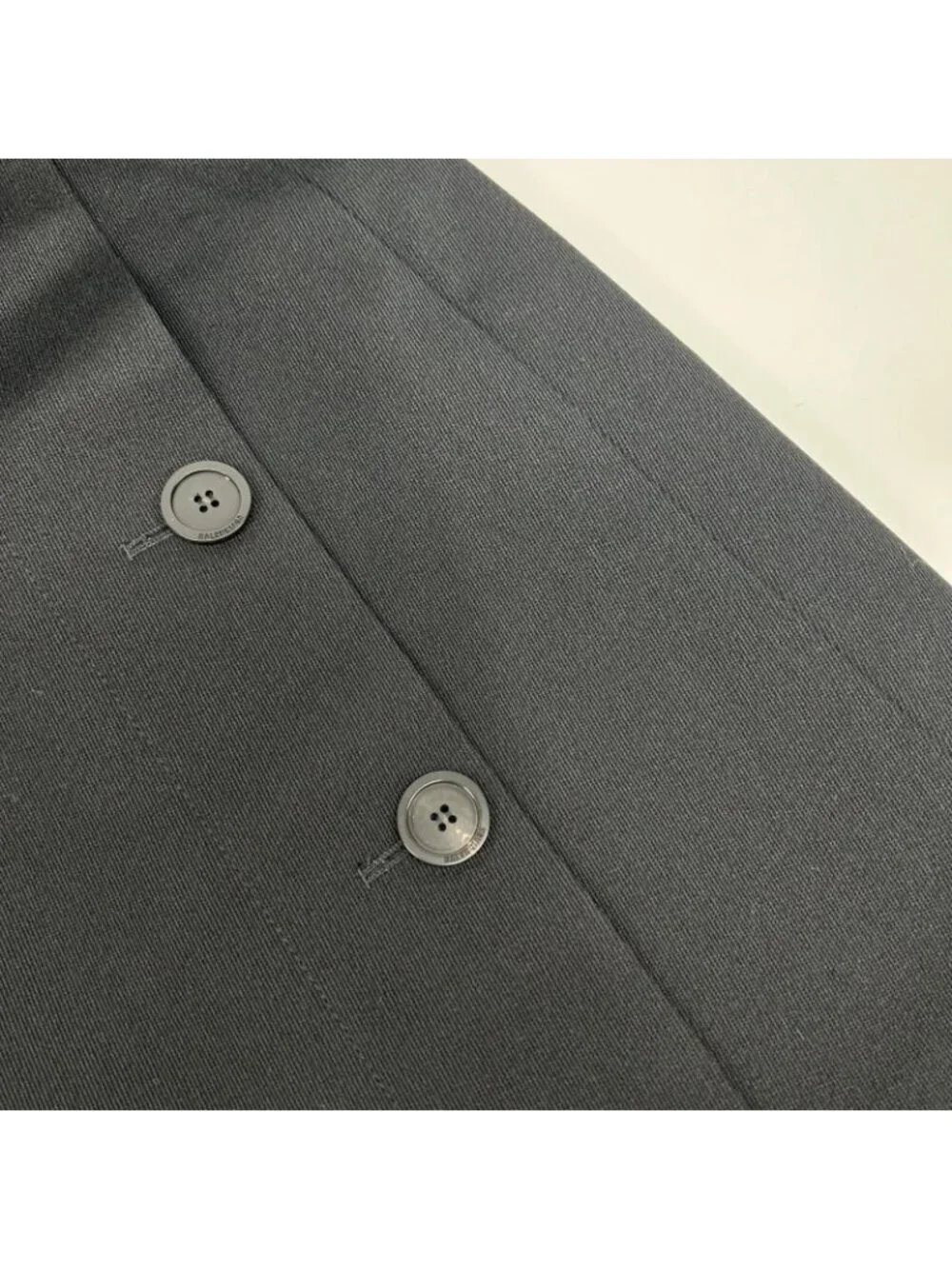 Balenciaga Black Wool Skirt